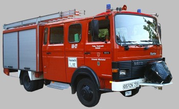 Löschgruppenfahrzeug 8 (LF 8) aus dem Jahr 1987