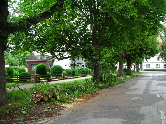 Unwettereinsatz in der Kastanienstraße