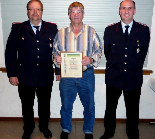 Feuerwehrmann des Jahres: Friedel Holzenleuchter