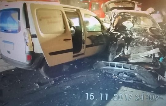 Verkehrsunfall auf der B 243